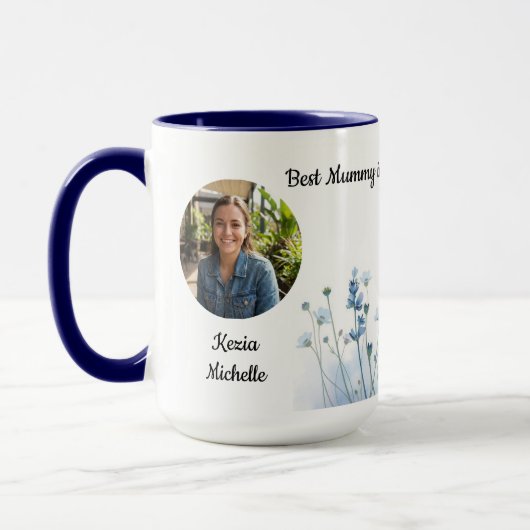 Mug Mummy’s Little Wildflowers Personalized Name (Gauche)