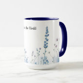 Mug Mummy’s Little Wildflowers Personalized Name (Devant droit)
