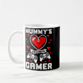 Mug Mummy's Favorite Gamer Funny Boys Kids Valentine's (Gauche)