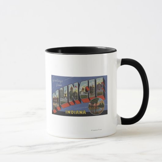 Mug Muncie, Indiana - Scènes de grandes lettres (Droite)