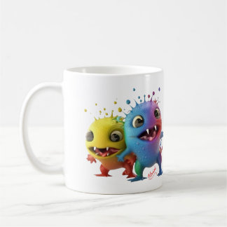Mug Muñeco monstruo divertido - AI