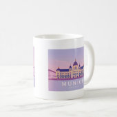 Mug Munich Allemagne Pastel Voyage Design (Devant droit)