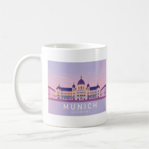 Mug Munich Allemagne Pastel Voyage Design