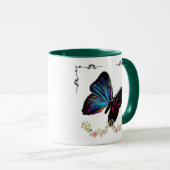 Mug muqueuse à papillon mignonne (Devant droit)