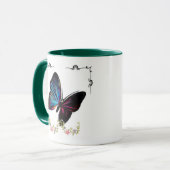 Mug muqueuse à papillon mignonne (Devant gauche)