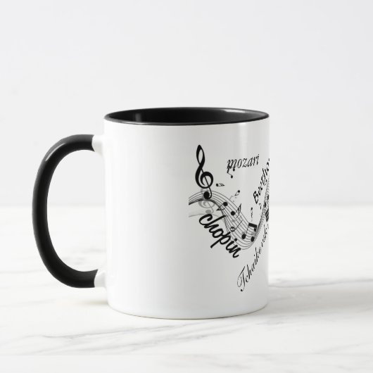 Mug muqueuse de compositeurs classiques (Gauche)
