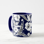 Mug Muqueuse de fleurs blanches (Devant gauche)