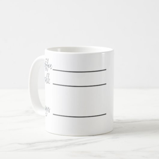 Mug muqueuse de lait de sucre (Devant gauche)