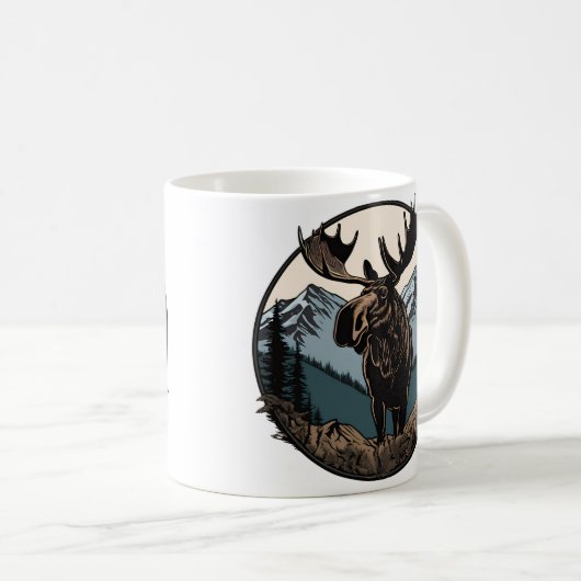 Mug Muqueuse de Moose Mountain (Devant droit)