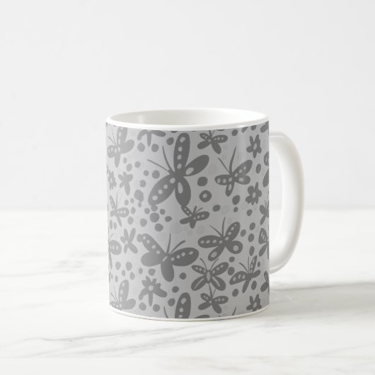 Mug muqueuse de papillons (Devant droit)