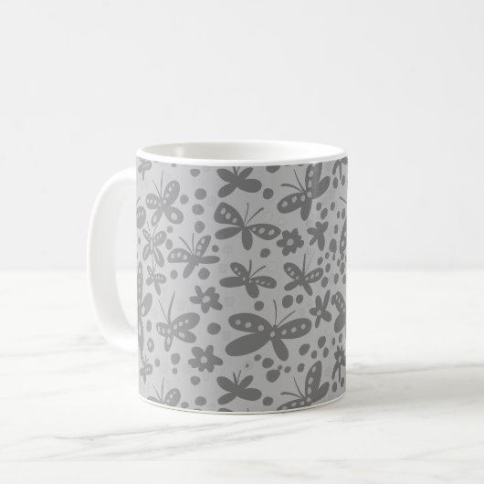 Mug muqueuse de papillons (Devant gauche)