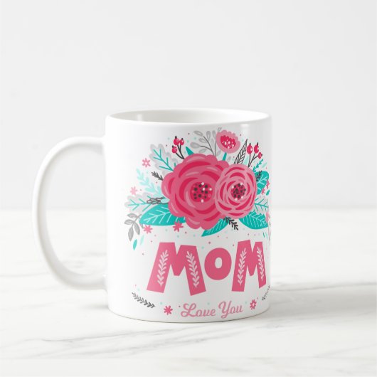 Mug muqueuse de routine matinale florale (Gauche)