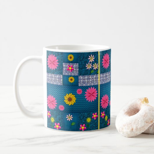 Mug muqueuse florale (Avec donut)
