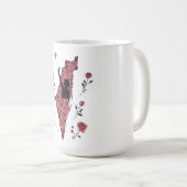 Mug muqueuse florale palestienne (Devant droit)