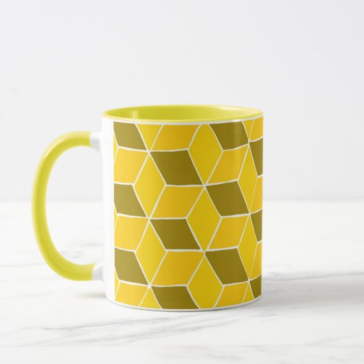 Mug muqueuse motif jaune (Gauche)