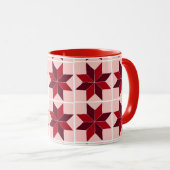 Mug Muqueuse motif rouge (Devant droit)