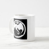 Mug Muqueuse noire du Dragon blanc (Devant gauche)