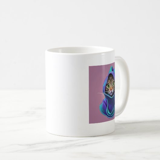 Mug muqueuse sweat - shirt à capuche (Devant droit)
