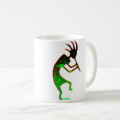 Mug muqueuse verte kokopelli (Devant droit)