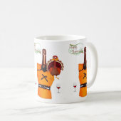 Mug Muqueuses à vin de bon thanksgiving (Devant droit)