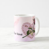 Mug muqueuses de rose soul mate (Devant droit)