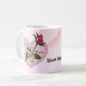 Mug muqueuses de rose soul mate (Devant gauche)