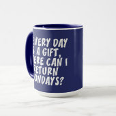 Mug Muqueuses du lundi (Devant gauche)