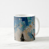 Mug Mur abstrait multicolore (Devant droit)