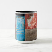 Mug Mur coloré avec porte bleue (Centre)
