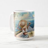 Mug Mur côtier | Mer Méditerranée (Devant gauche)