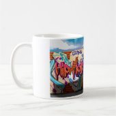 Mug Mur de graffiti de hip hop urbain. (Gauche)