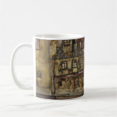 Mug Mur de maison sur la rivière par Egon Schiele (Gauche)