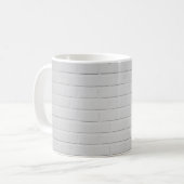 Mug Mur en brique blanche (Devant gauche)