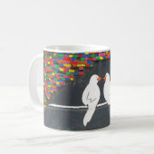 Mug mur en brique : mur en graffiti (Devant gauche)
