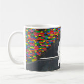 Mug mur en brique : mur en graffiti (Gauche)