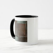 Mug Mur en brique rouge et gris (Devant gauche)