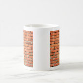 Mug Mur en brique rouge orange (Centre)