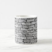 Mug Mur en pierre grise, arrière - plan abstrait. (Centre)