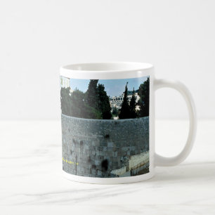 Mug Mur occidental avec le dôme de la roche,