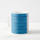 Mug Mur peint en bleu et blanc (Devant gauche)