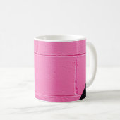 Mug Mur peint rose et bleu (Devant droit)