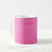 Mug Mur peint rose et bleu (Devant gauche)