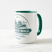 Mug Mur verte (rafting 2) (Devant droit)