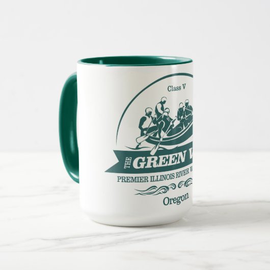 Mug Mur verte (rafting 2) (Devant gauche)