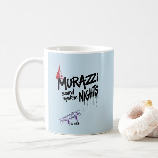 Mug Murazzi Sound System Nights - Édition Drip Spray (Avec donut)