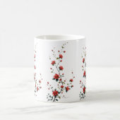 Mug Murmurations de fleurs de printemps en pétales de  (Centre)