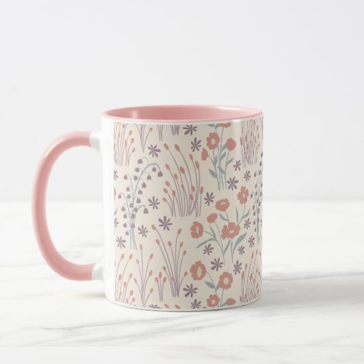 Mug Murmures de fleurs sauvages printanières (Gauche)