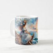 Mug Murmures de la mer au coucher du soleil (Devant gauche)
