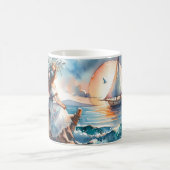 Mug Murmures de la mer au coucher du soleil (Centre)