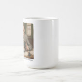 Mug Murphy writing down his law for the first time. (Centre)